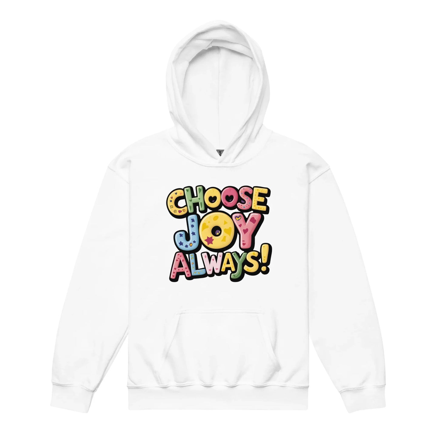 Choose Joy Always | Youth Heavy Blend Hoodie - AwRans Clothing
