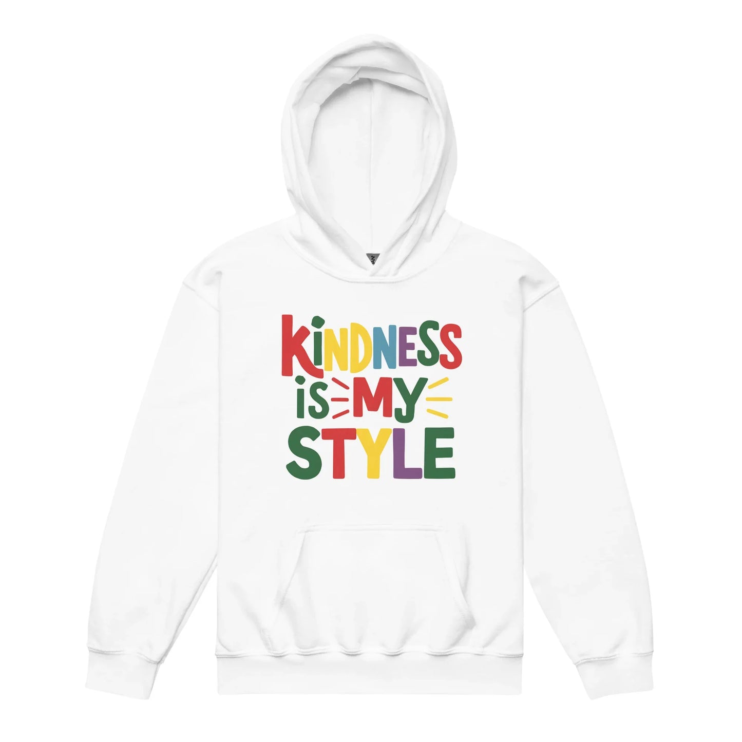 Kindness Is My Style | Youth Heavy Blend Hoodie - AwRans Clothing