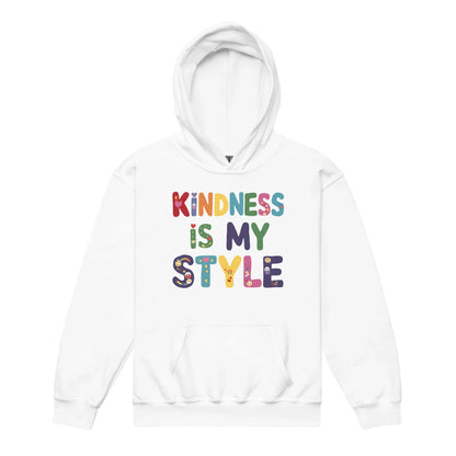 Kindness Is My Style | Youth Heavy Blend Hoodie - AwRans Clothing