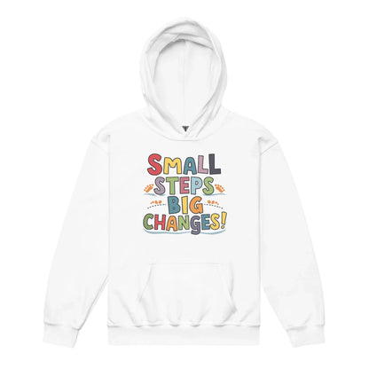 Small Steps Big Changes | Youth Heavy Blend Hoodie - AwRans Clothing