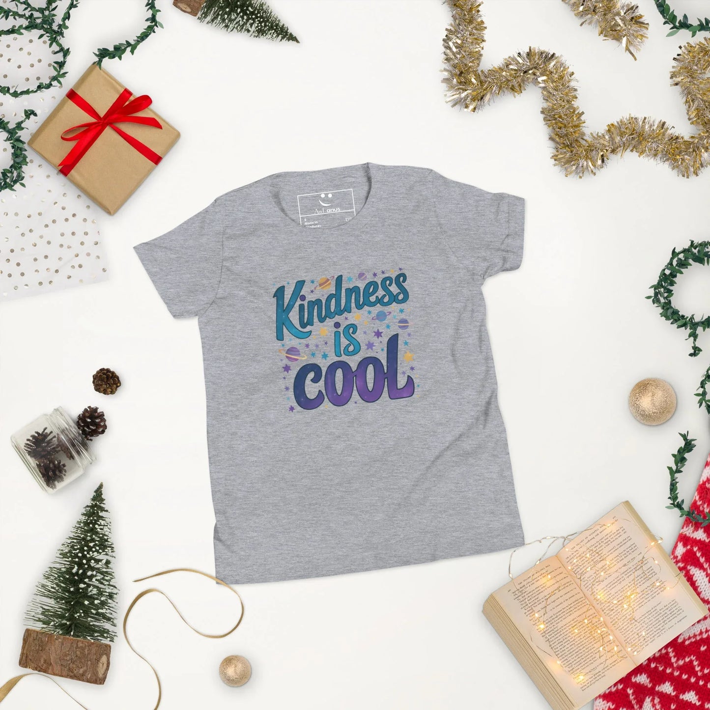 Youth Short Sleeve | KINDNESS IS COOL - T-Shirt - AwRans Clothing