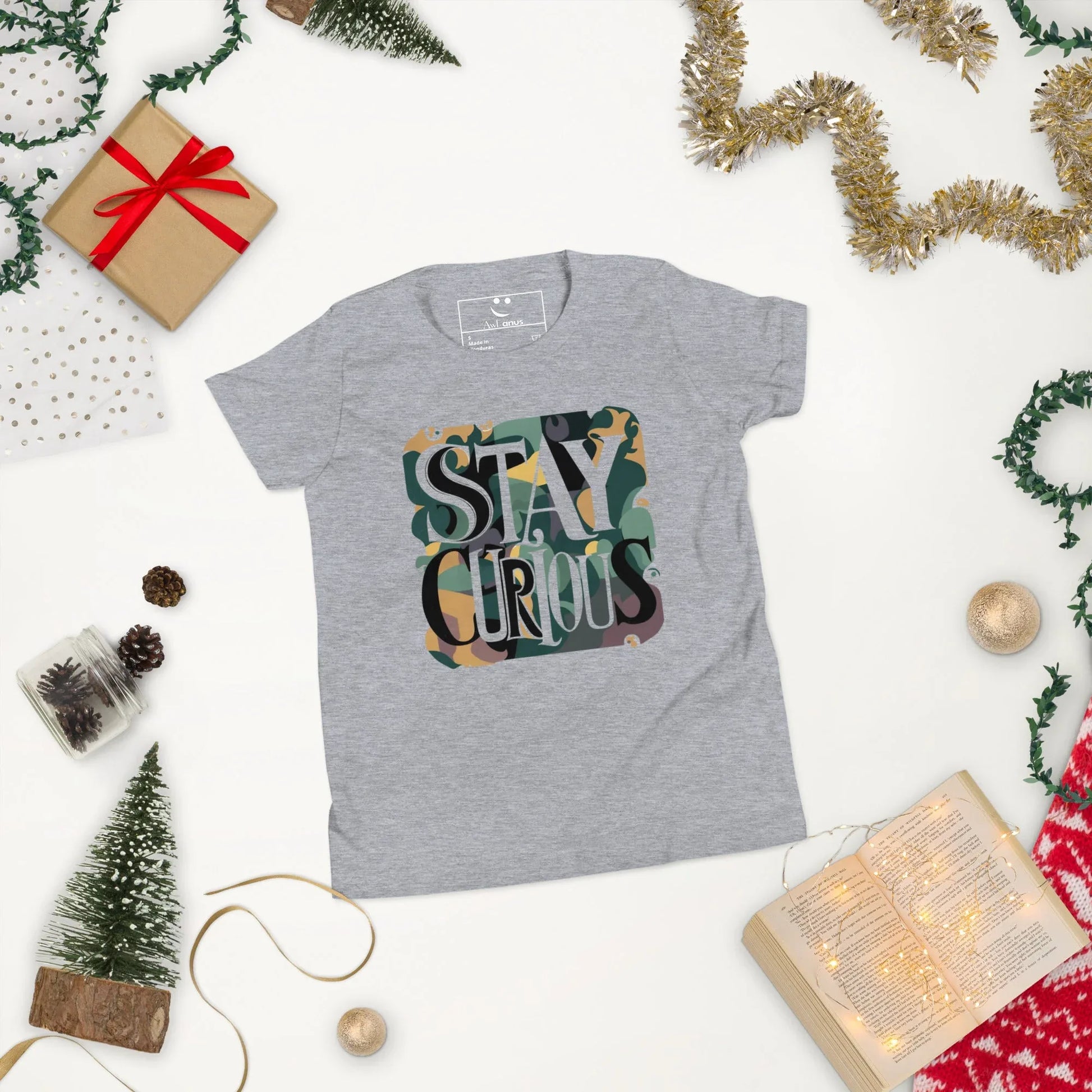 Youth Short Sleeve | Stay Curious - T-Shirt - AwRans Clothing