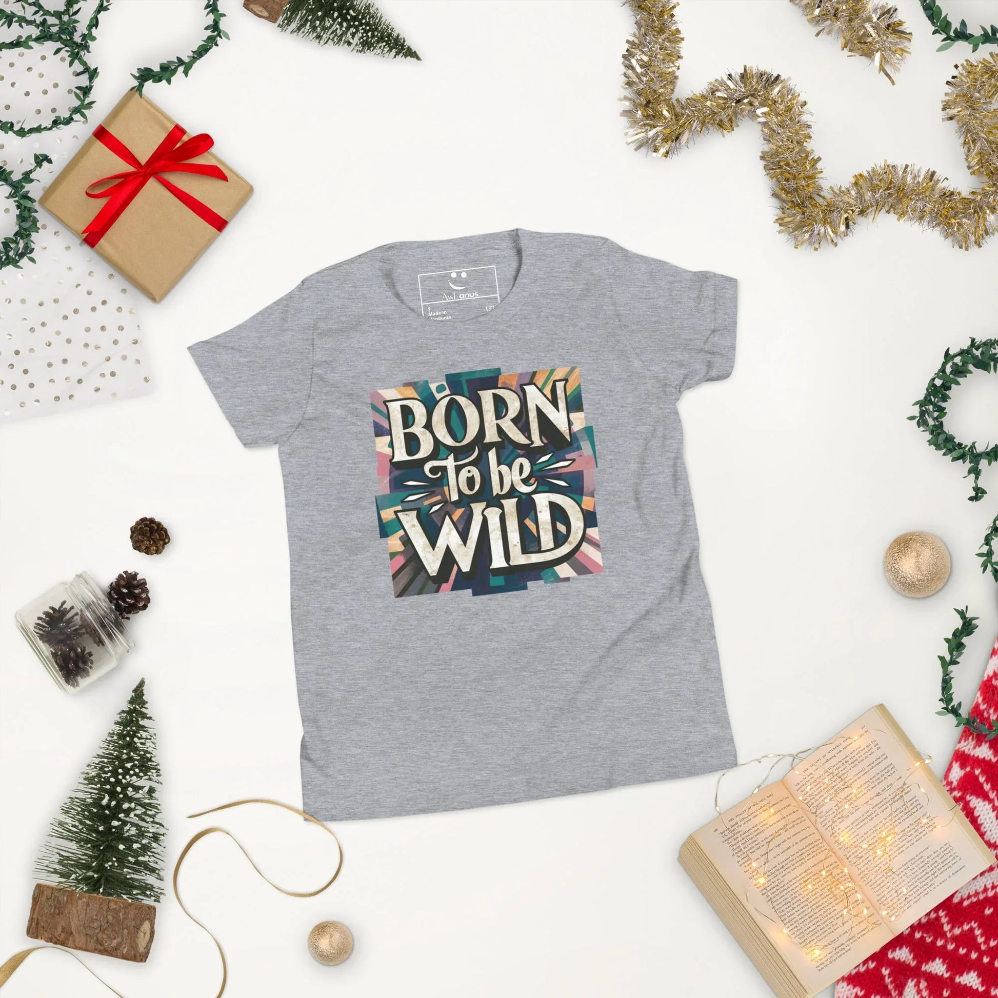 Youth Short Sleeve | Born To Be Wild - T-Shirt - AwRans Clothing