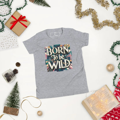 Youth Short Sleeve | Born To Be Wild - T-Shirt - AwRans Clothing