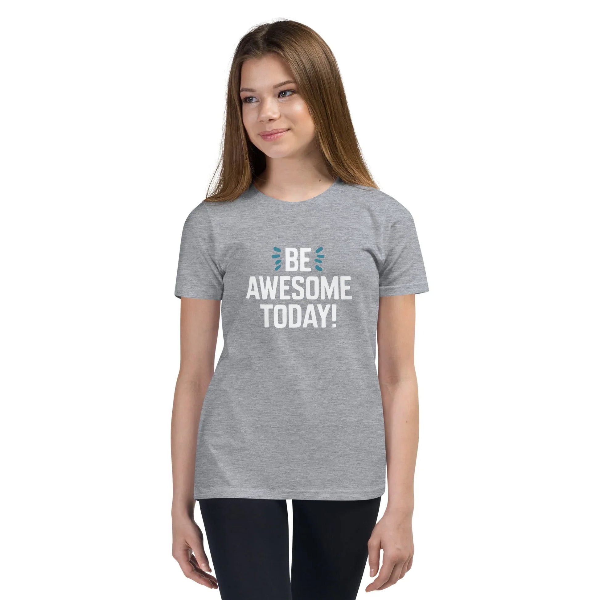 Youth Short Sleeve | BE AWESOME TODAY! - T-Shirt - AwRans Clothing