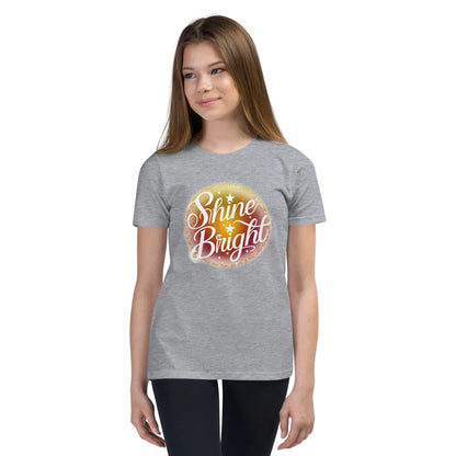 Youth Short Sleeve | Shine And Bright - T-Shirt - AwRans Clothing