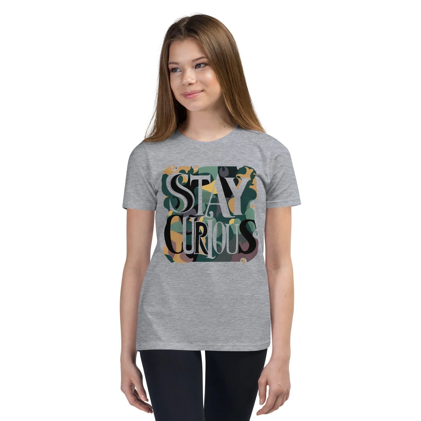 Youth Short Sleeve | Stay Curious - T-Shirt - AwRans Clothing