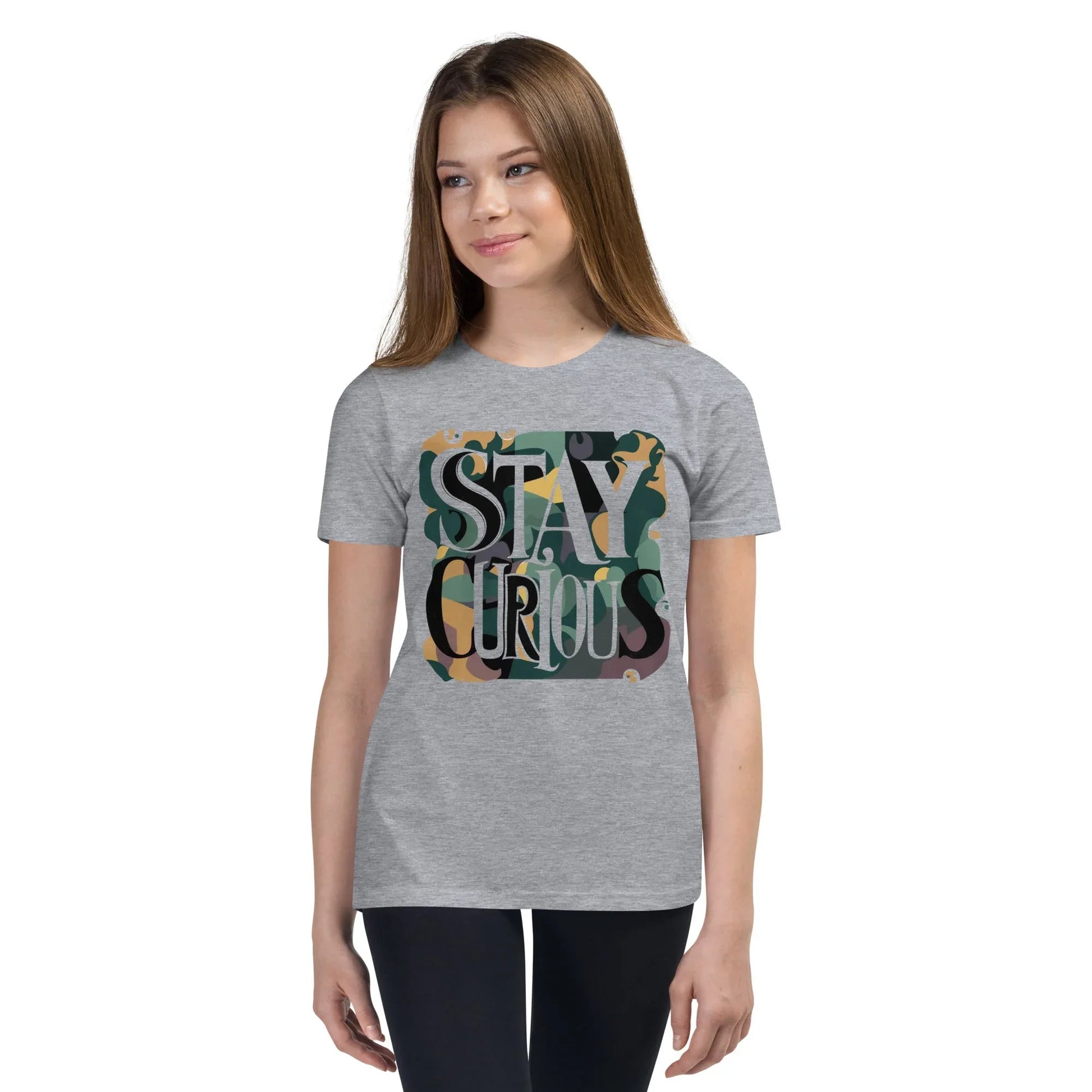 Youth Short Sleeve | Stay Curious - T-Shirt - AwRans Clothing
