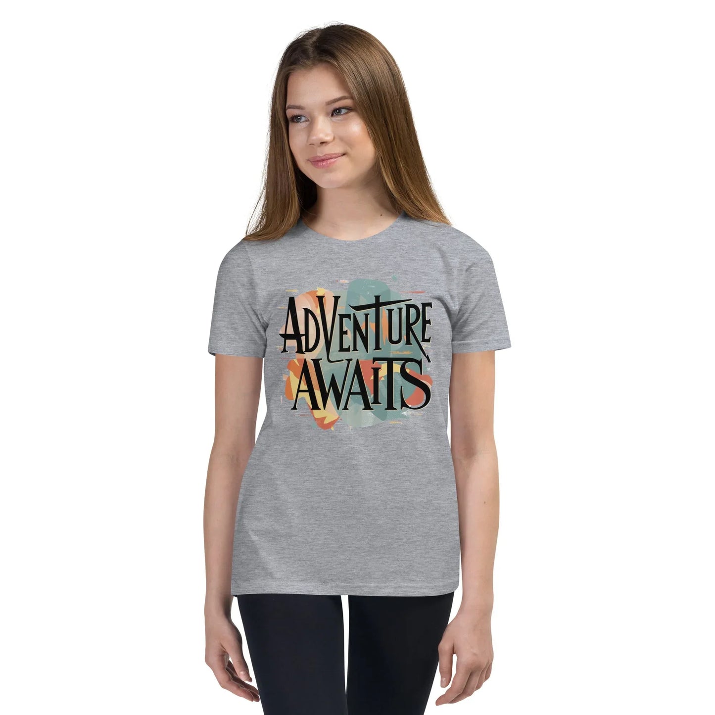 Youth Short Sleeve | Adventure Awaits - T-Shirt - AwRans Clothing