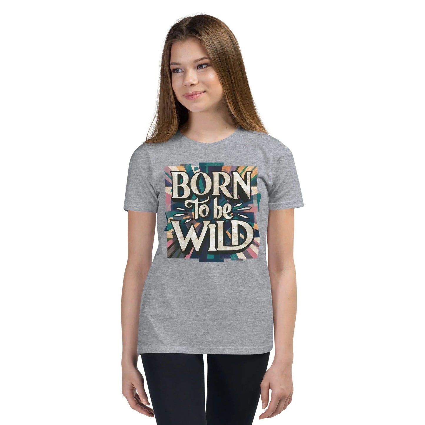 Youth Short Sleeve | Born To Be Wild - T-Shirt - AwRans Clothing