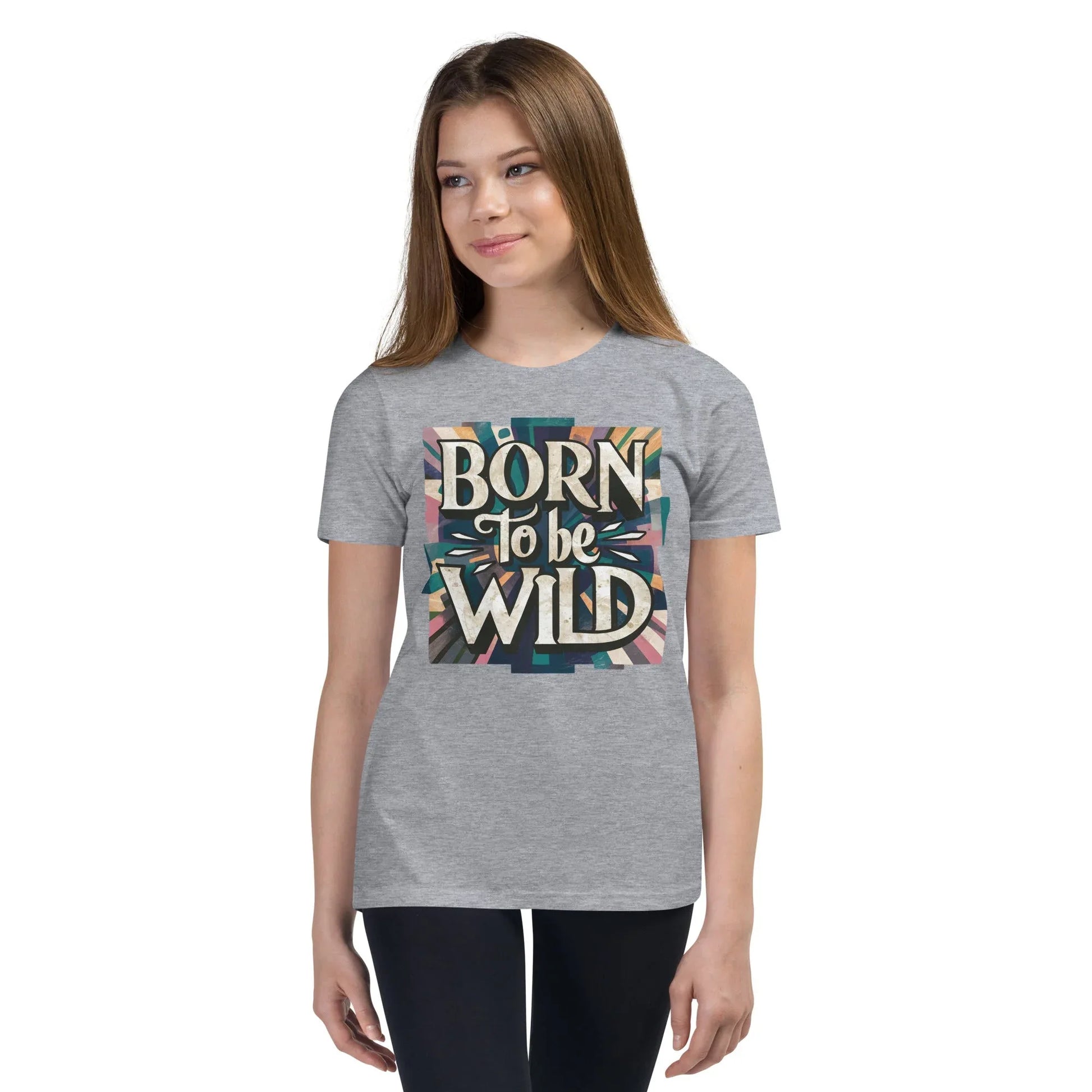 Youth Short Sleeve | Born To Be Wild - T-Shirt - AwRans Clothing