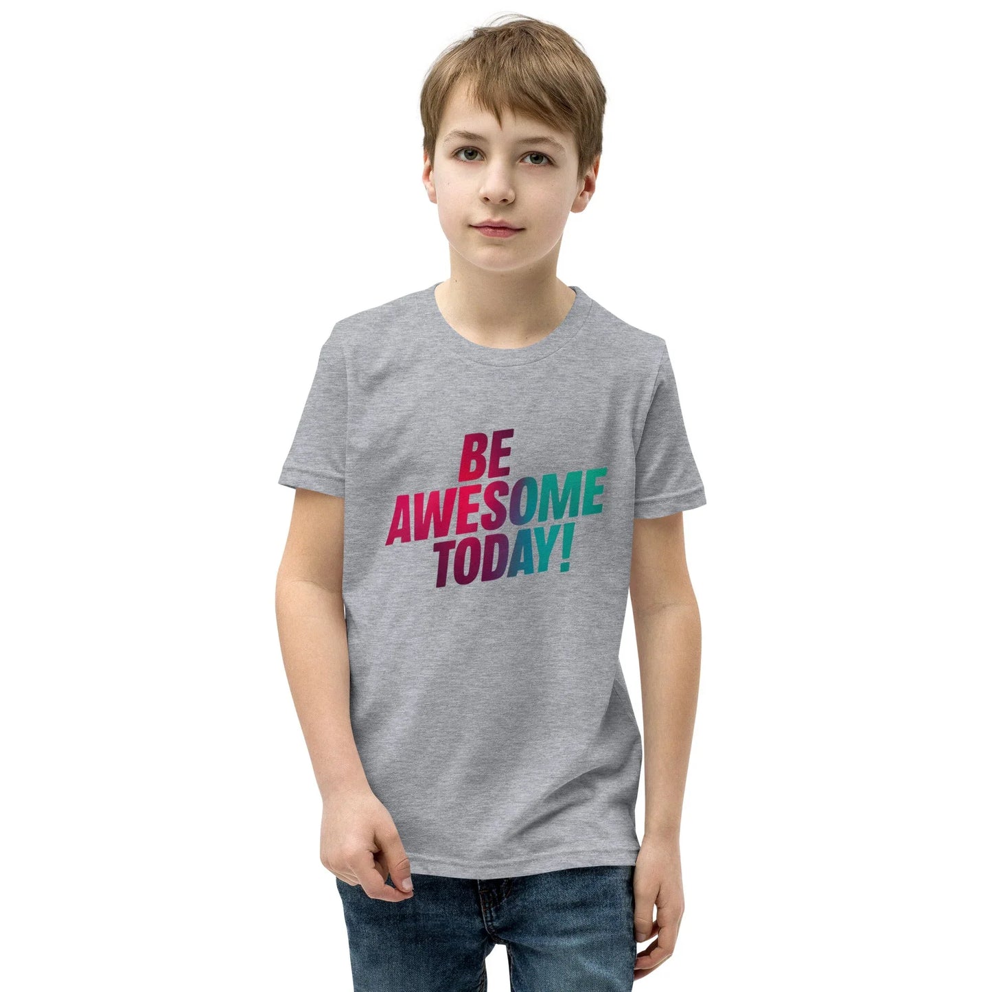Youth Short Sleeve | BE AWESOME TODAY! - T-Shirt - AwRans Clothing