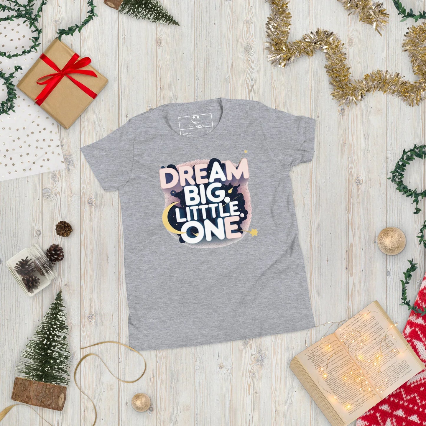 Youth Short Sleeve | DREAM BIG LITTLE ONE - T-Shirt - AwRans Clothing