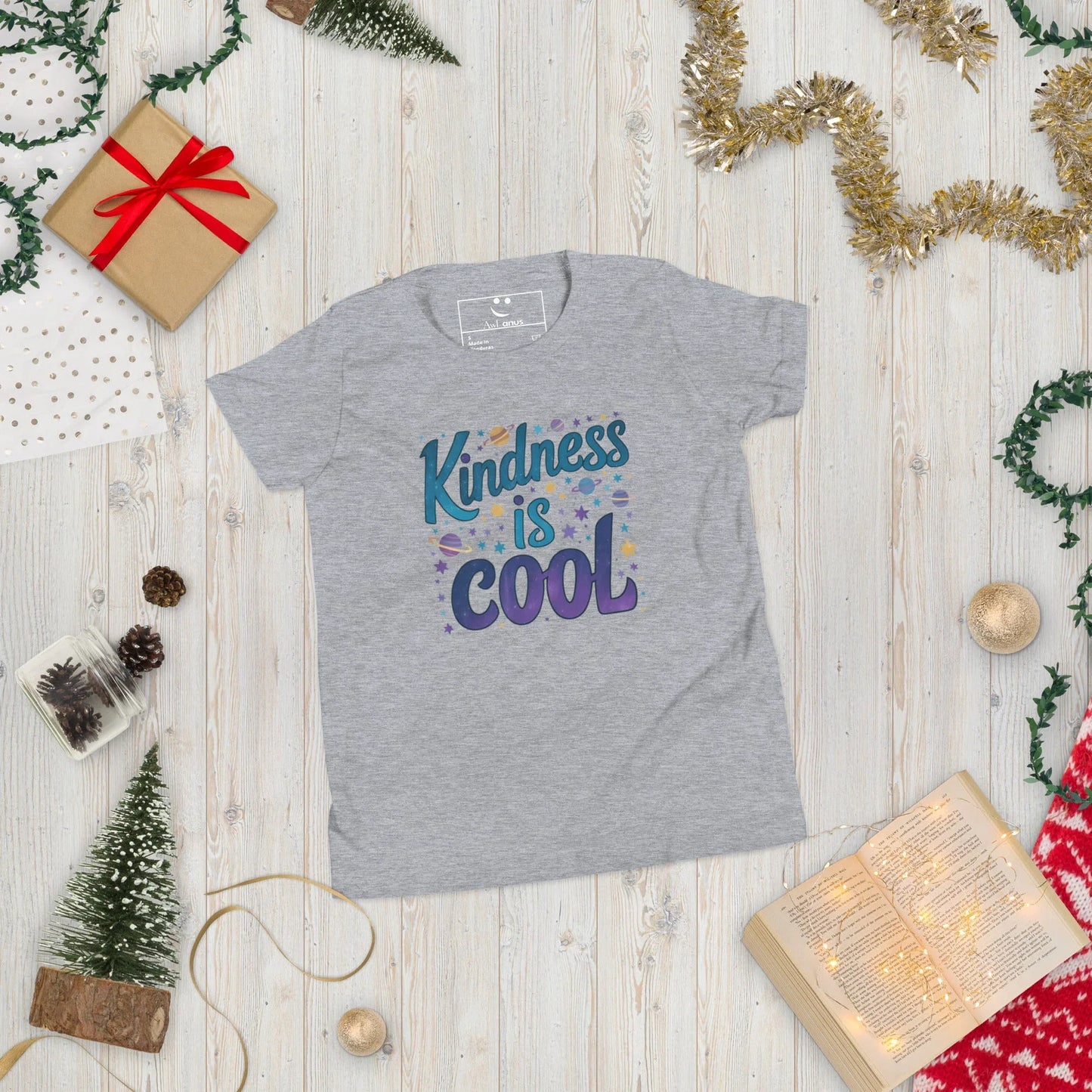Youth Short Sleeve | KINDNESS IS COOL - T-Shirt - AwRans Clothing