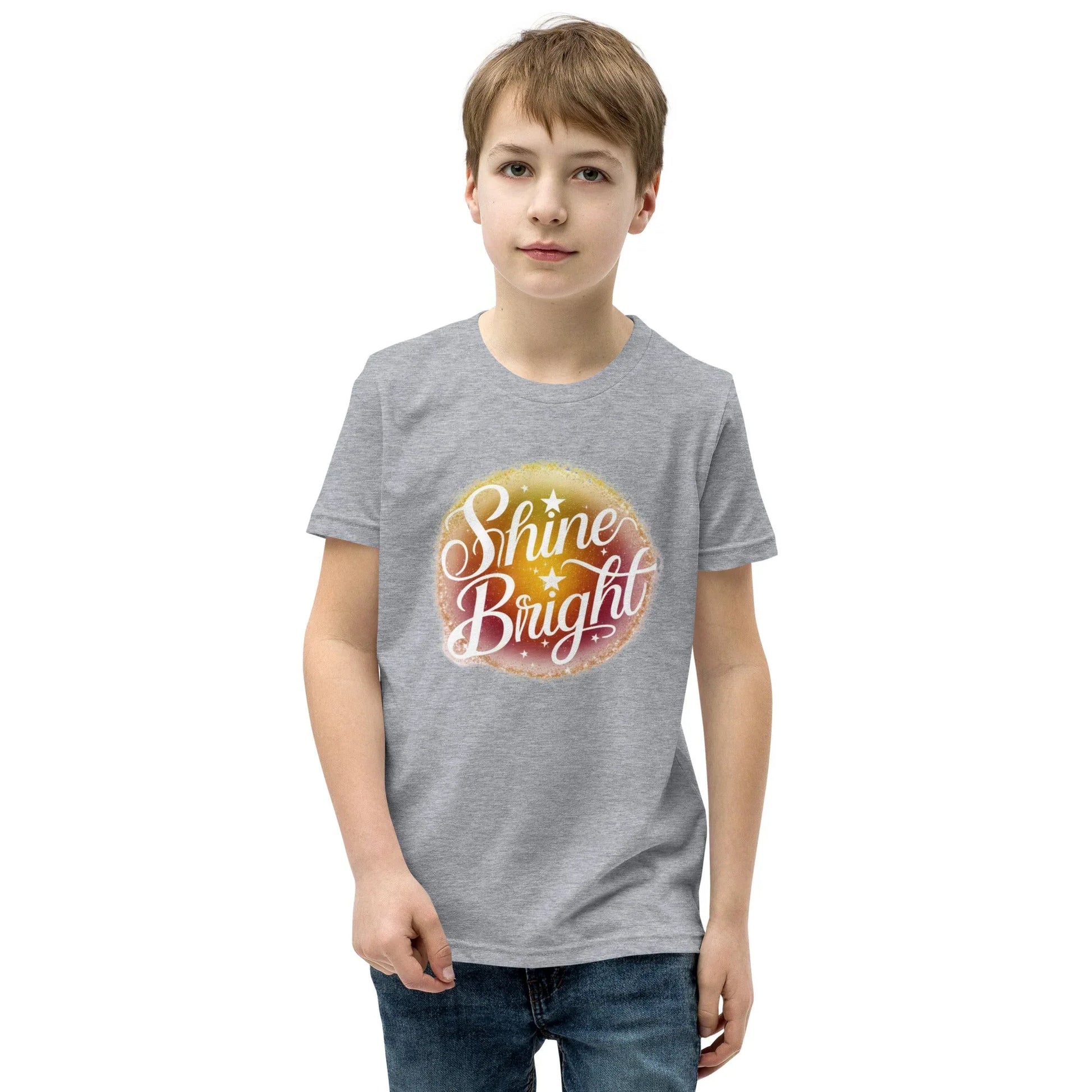 Youth Short Sleeve | Shine And Bright - T-Shirt - AwRans Clothing