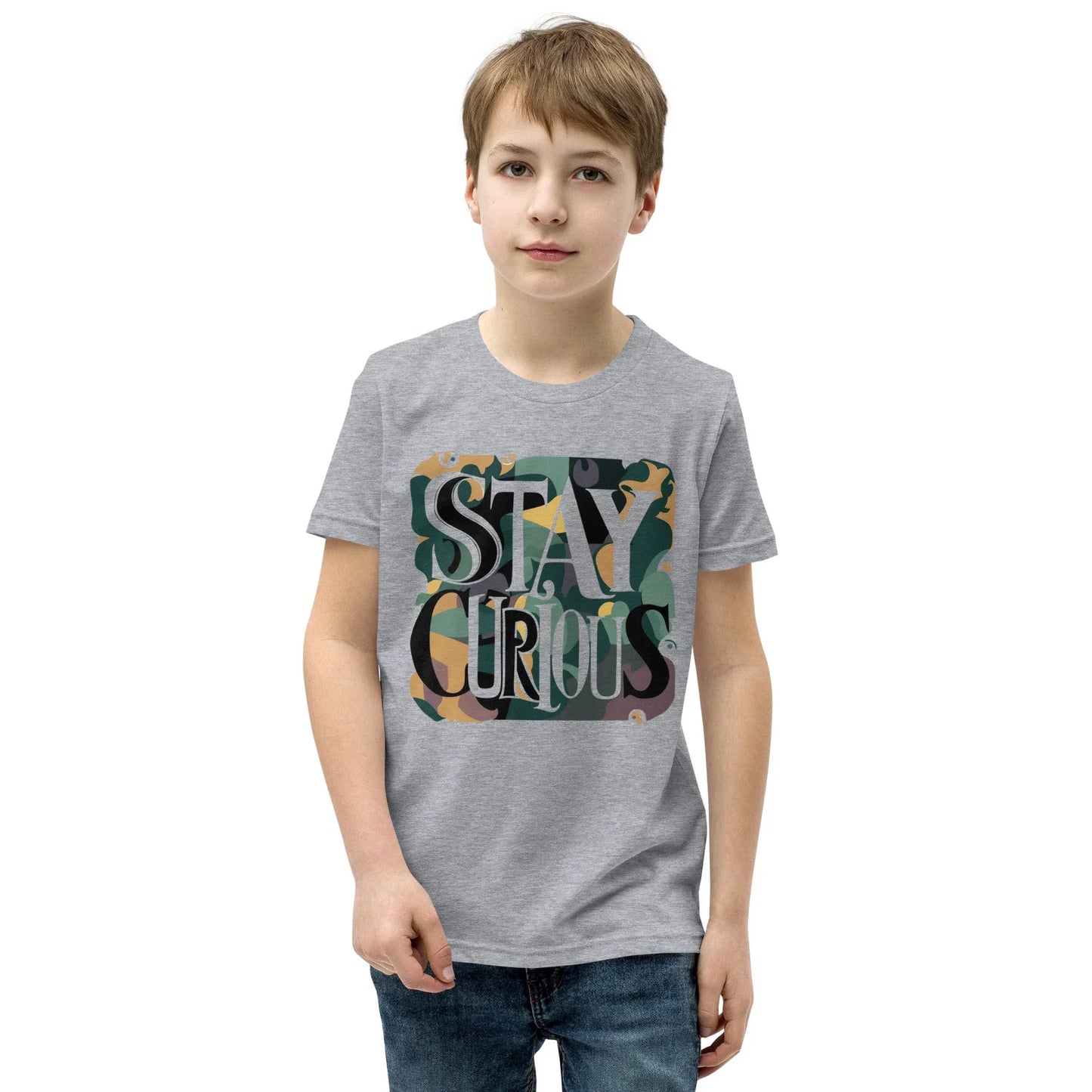 Youth Short Sleeve | Stay Curious - T-Shirt - AwRans Clothing