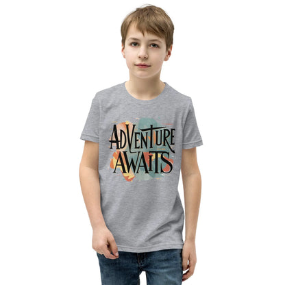 Youth Short Sleeve | Adventure Awaits - T-Shirt - AwRans Clothing
