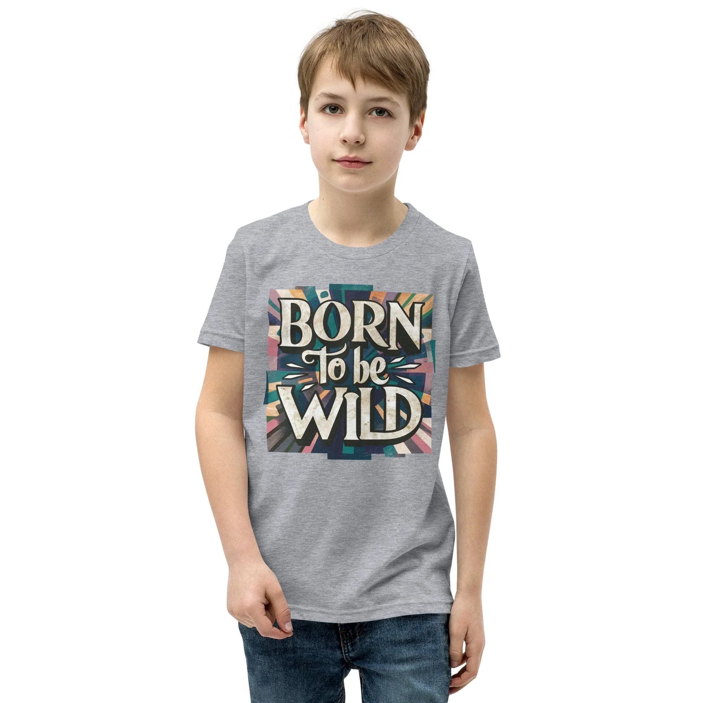 Youth Short Sleeve | Born To Be Wild - T-Shirt - AwRans Clothing