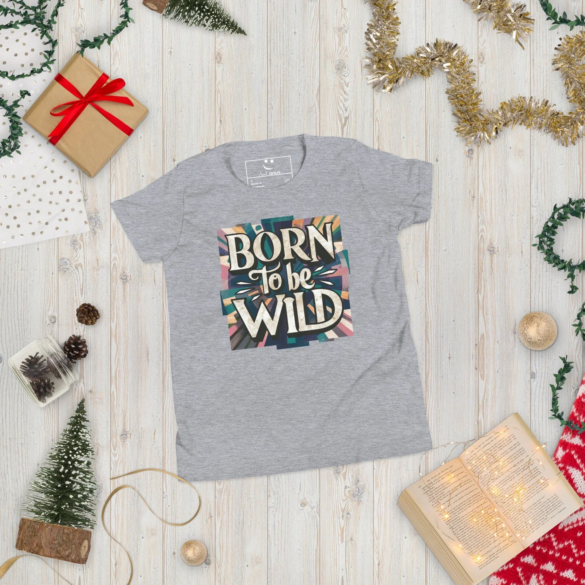 Youth Short Sleeve | Born To Be Wild - T-Shirt - AwRans Clothing