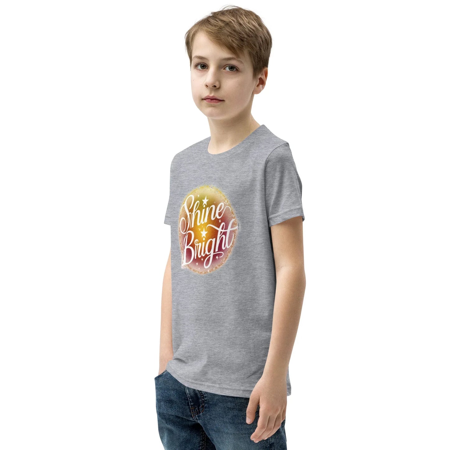 Youth Short Sleeve | Shine And Bright - T-Shirt - AwRans Clothing