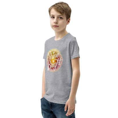 Youth Short Sleeve | Shine And Bright - T-Shirt - AwRans Clothing