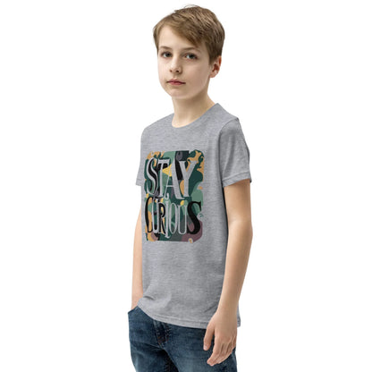 Youth Short Sleeve | Stay Curious - T-Shirt - AwRans Clothing