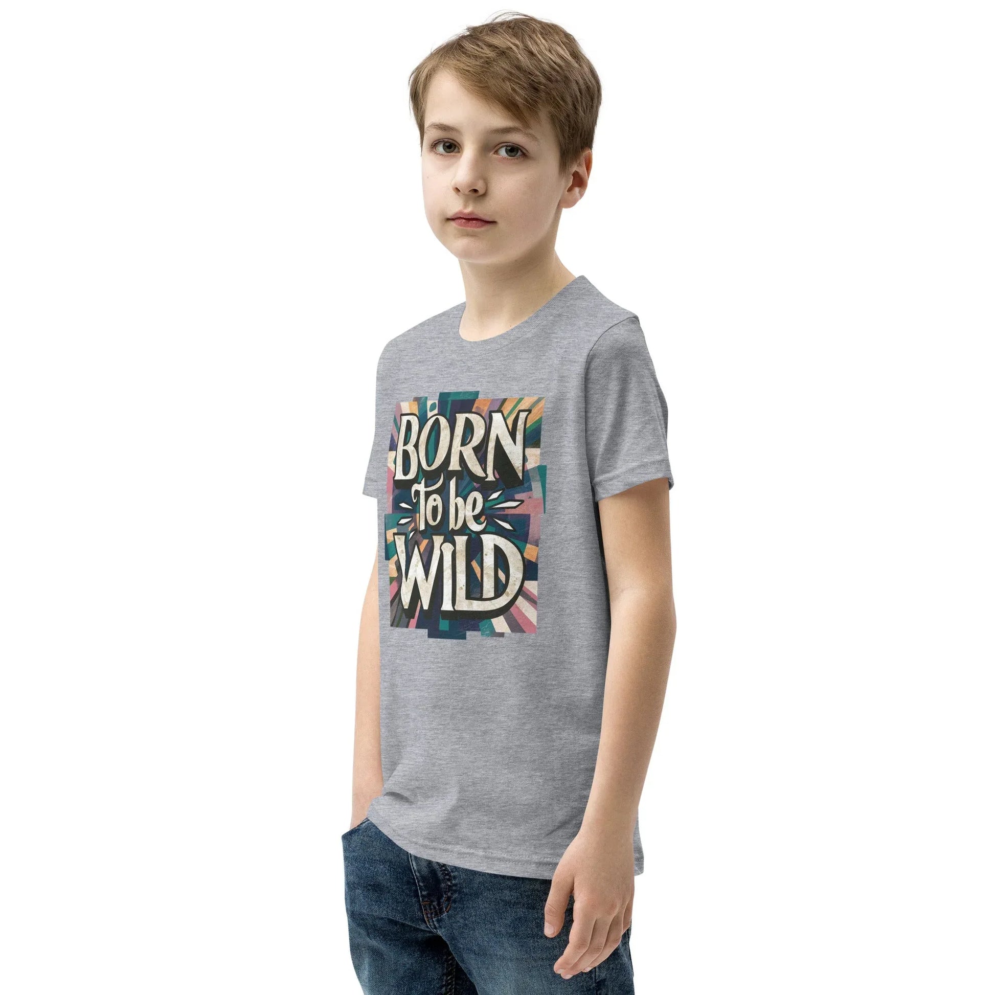 Youth Short Sleeve | Born To Be Wild - T-Shirt - AwRans Clothing