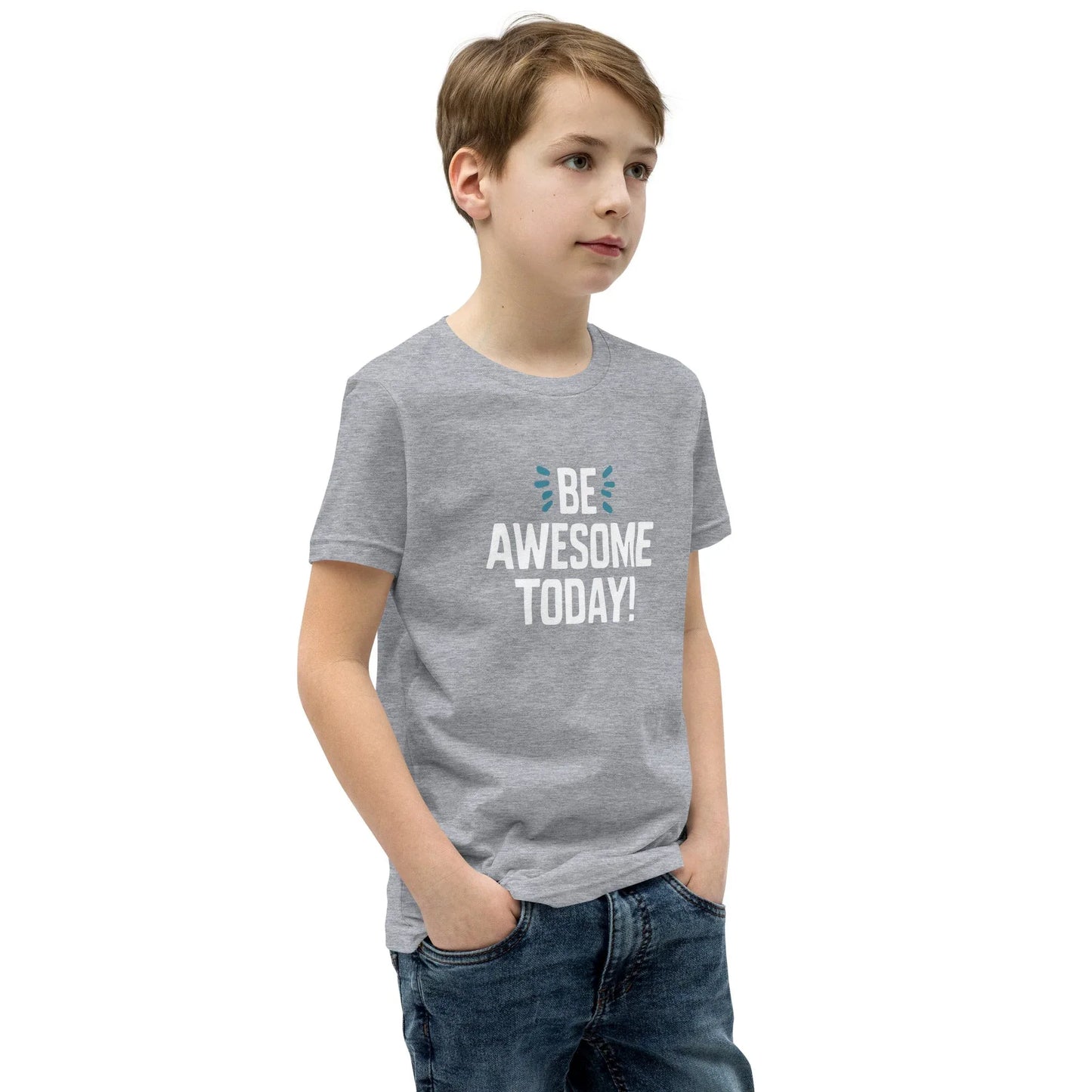 Youth Short Sleeve | BE AWESOME TODAY! - T-Shirt - AwRans Clothing