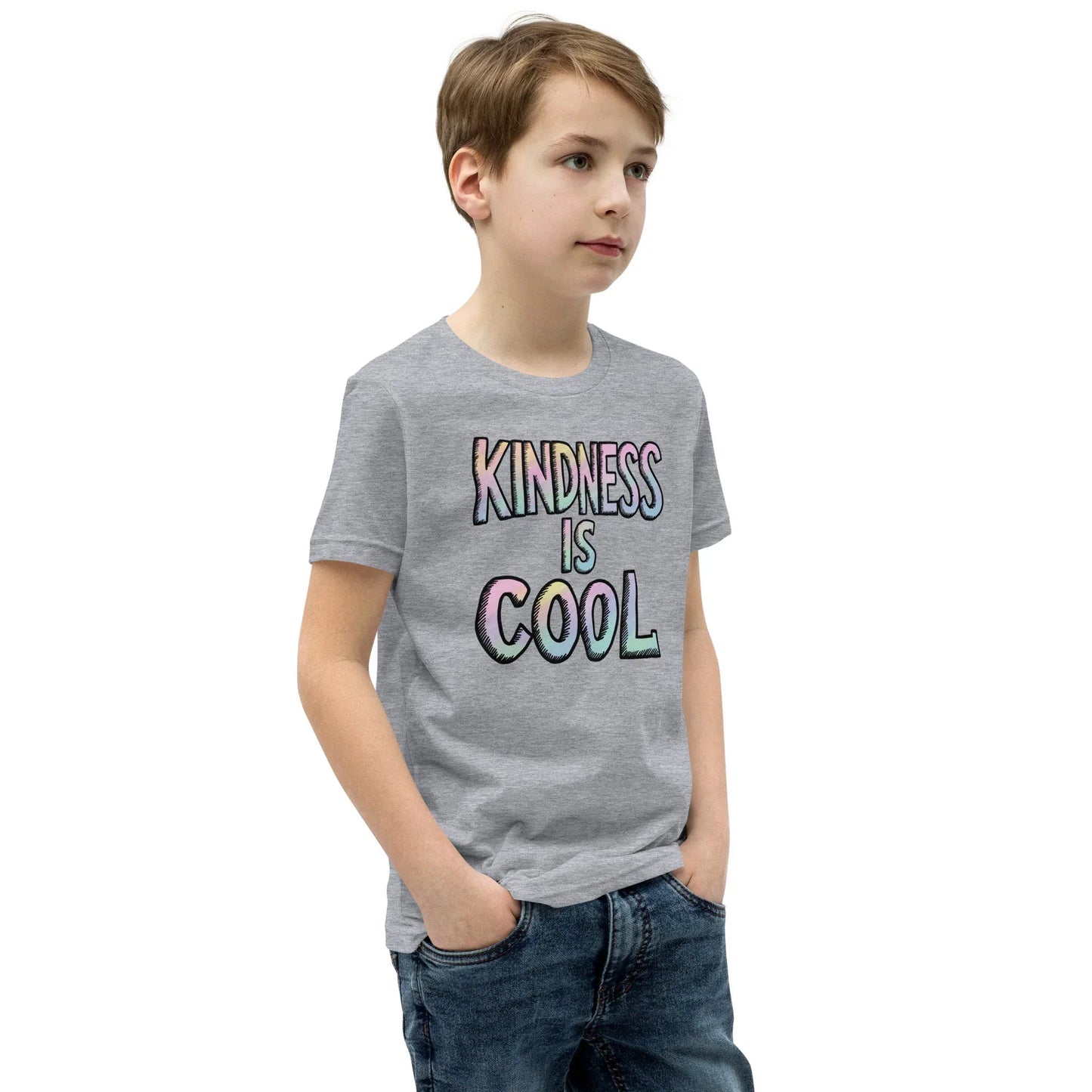 Youth Short Sleeve | KINDNESS IS COOL - T-Shirt - AwRans Clothing