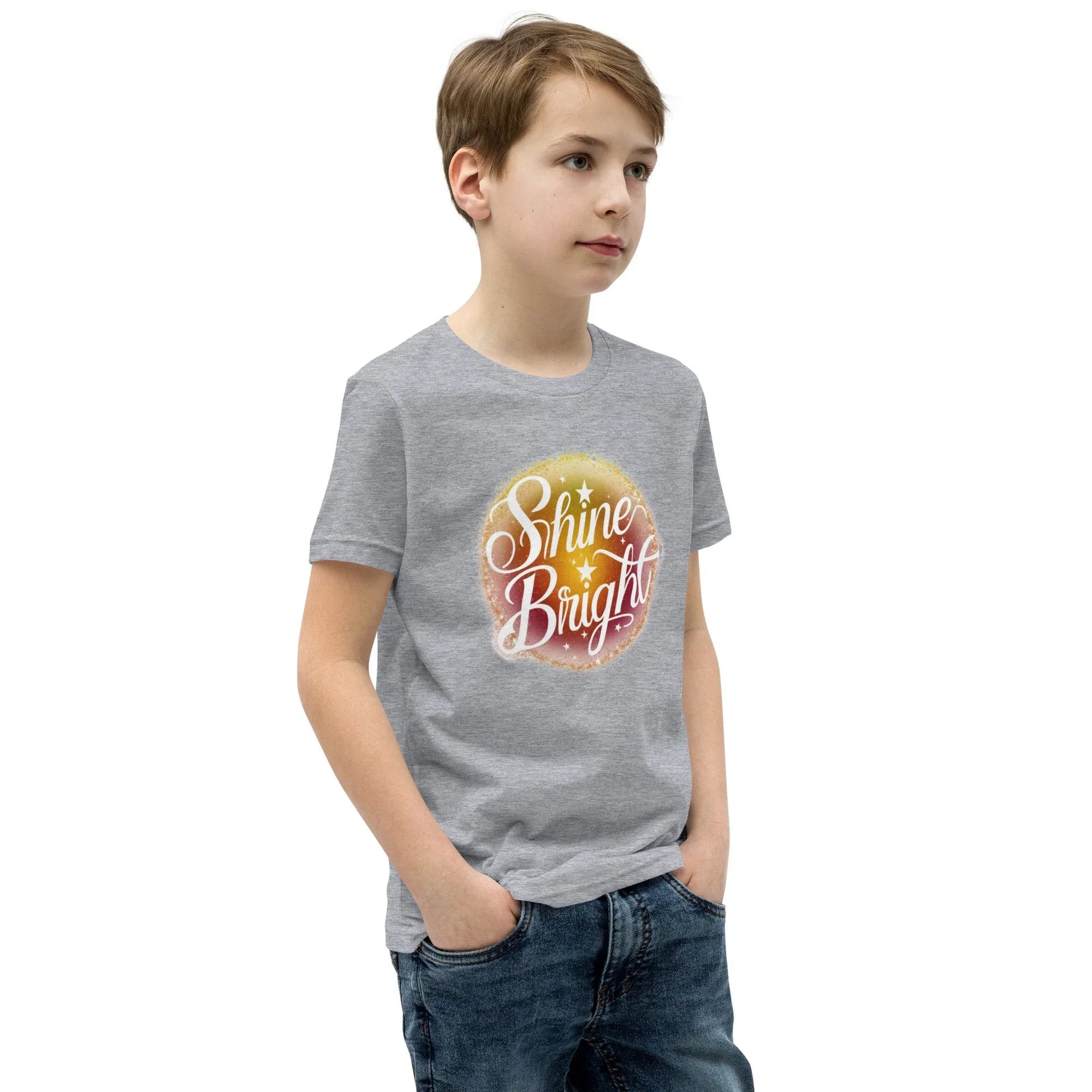 Youth Short Sleeve | Shine And Bright - T-Shirt - AwRans Clothing