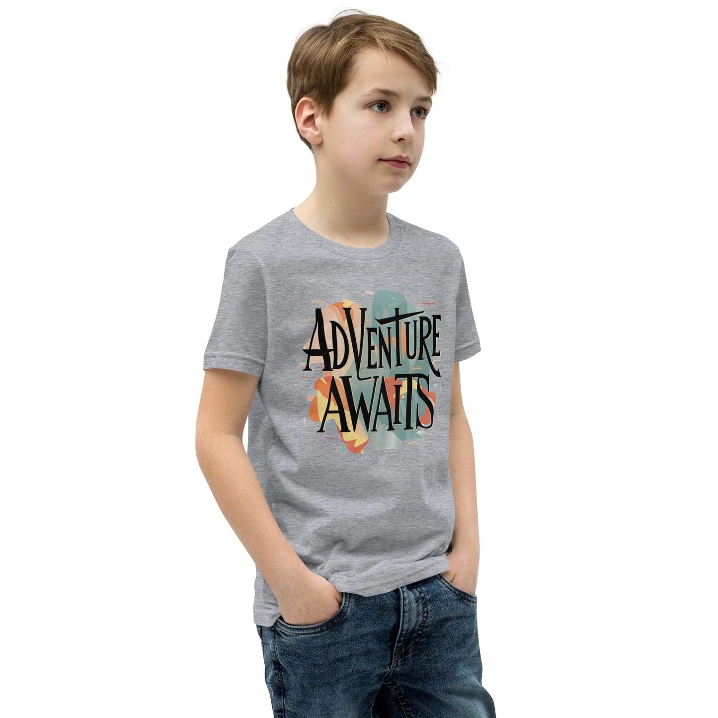 Youth Short Sleeve | Adventure Awaits - T-Shirt - AwRans Clothing