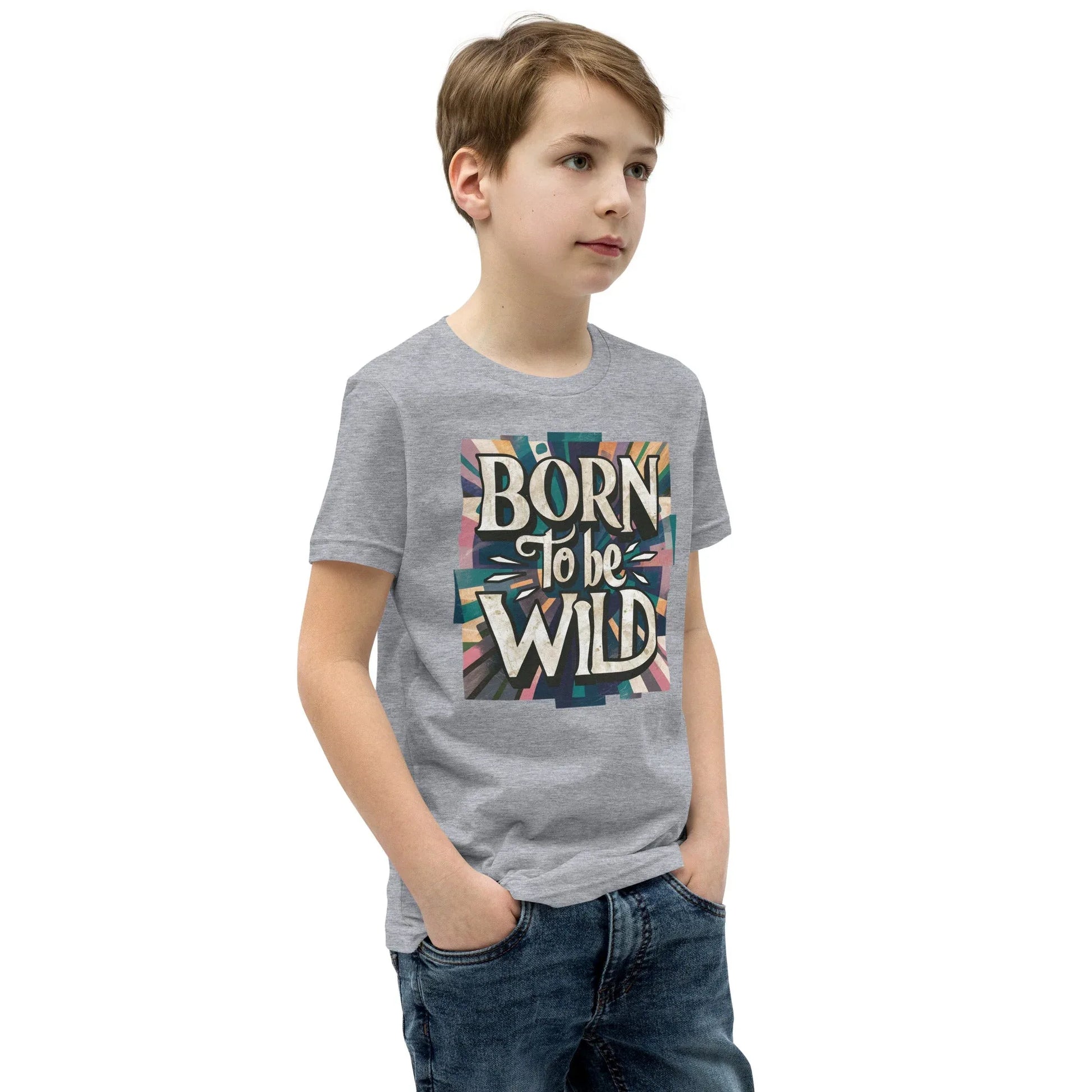 Youth Short Sleeve | Born To Be Wild - T-Shirt - AwRans Clothing