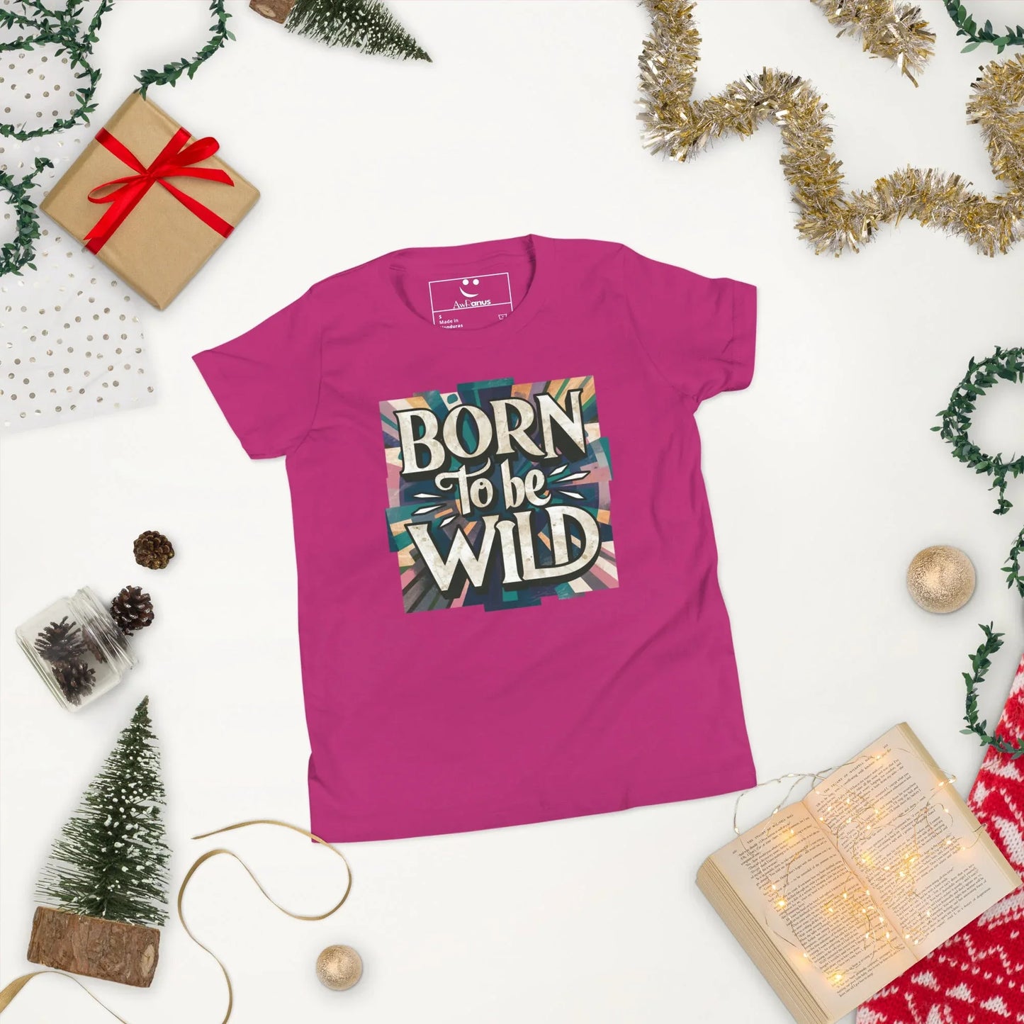 Youth Short Sleeve | Born To Be Wild - T-Shirt - AwRans Clothing