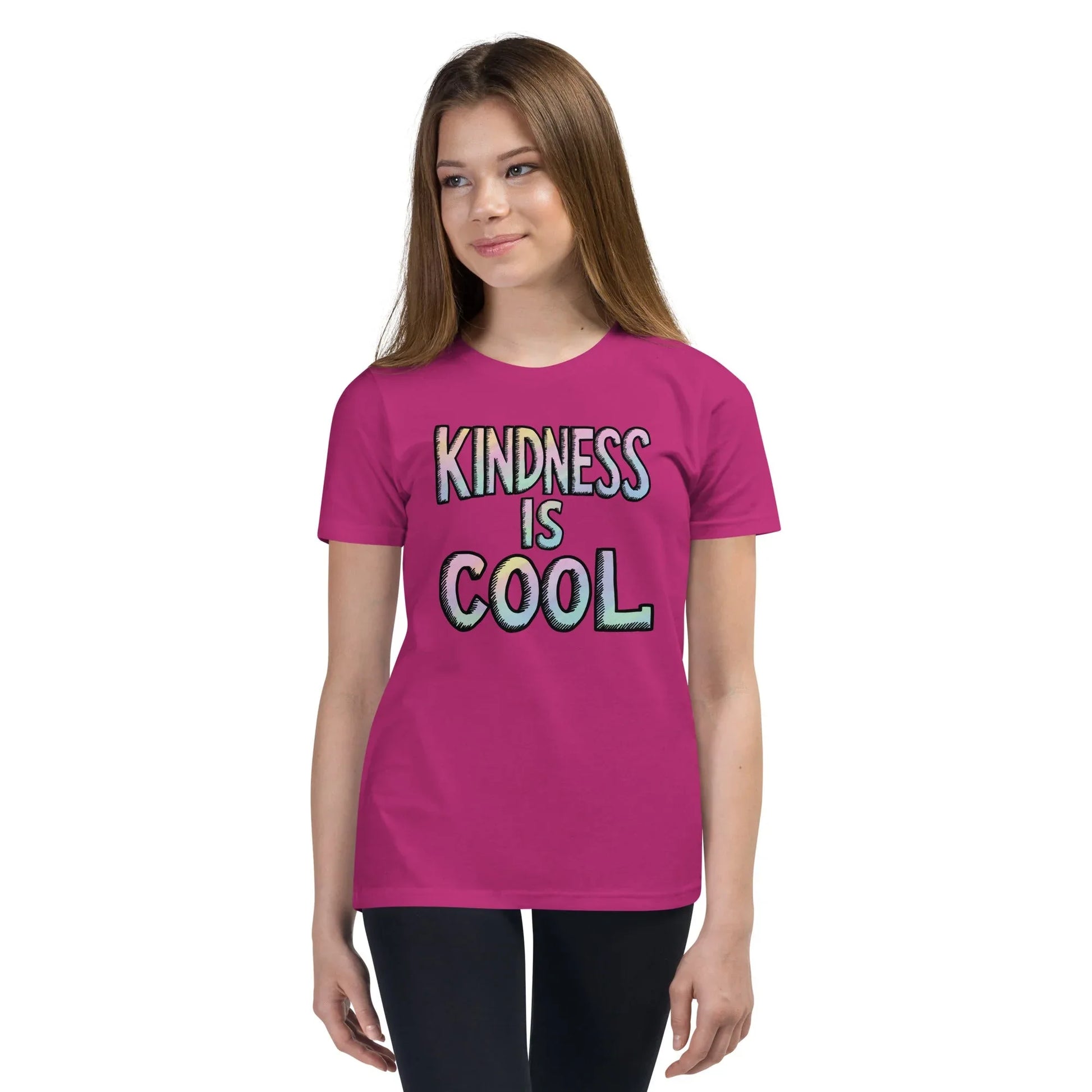Youth Short Sleeve | KINDNESS IS COOL - T-Shirt - AwRans Clothing