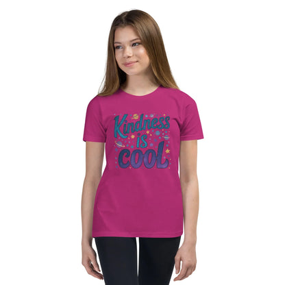 Youth Short Sleeve | KINDNESS IS COOL - T-Shirt - AwRans Clothing