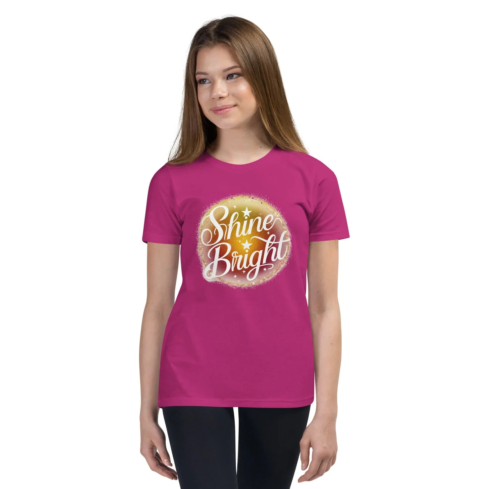 Youth Short Sleeve | Shine And Bright - T-Shirt - AwRans Clothing