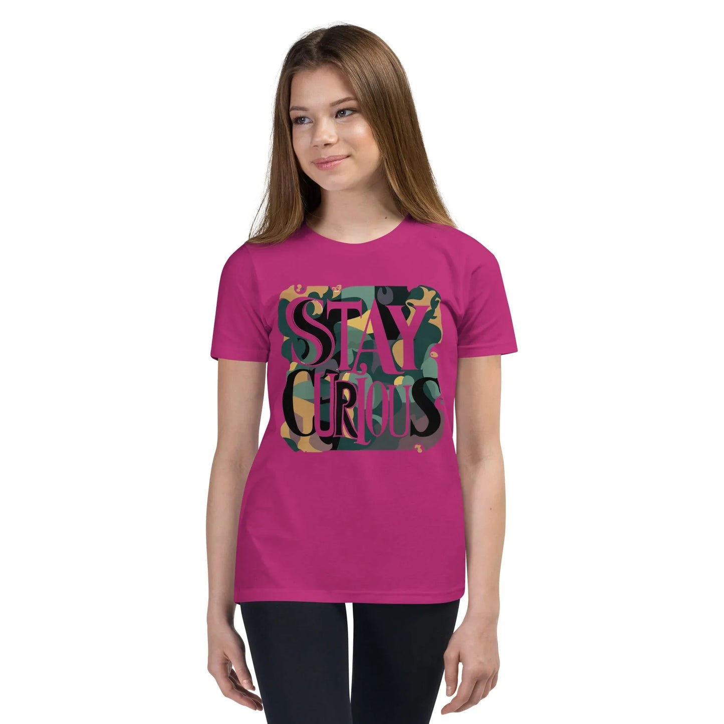 Youth Short Sleeve | Stay Curious - T-Shirt - AwRans Clothing
