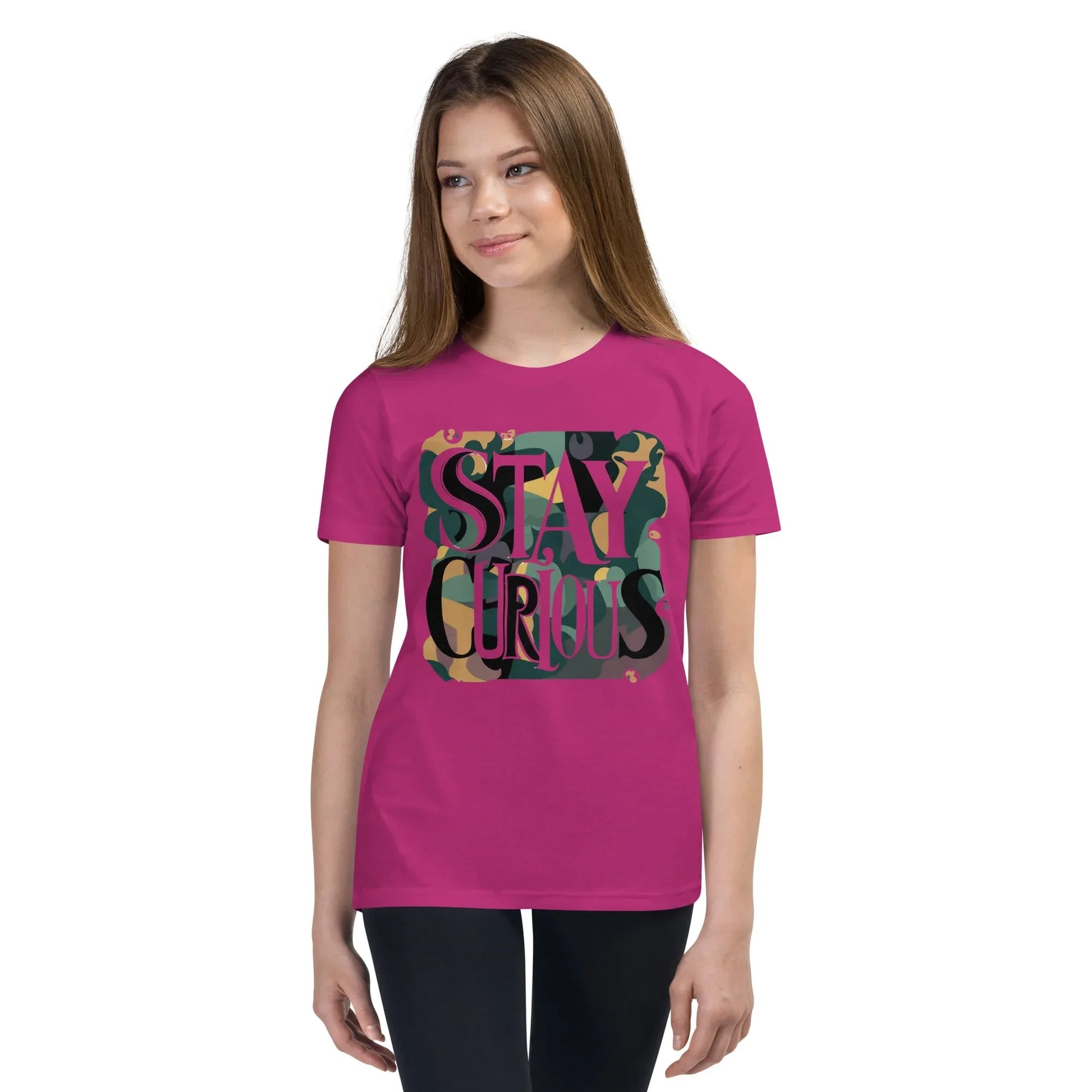 Youth Short Sleeve | Stay Curious - T-Shirt - AwRans Clothing