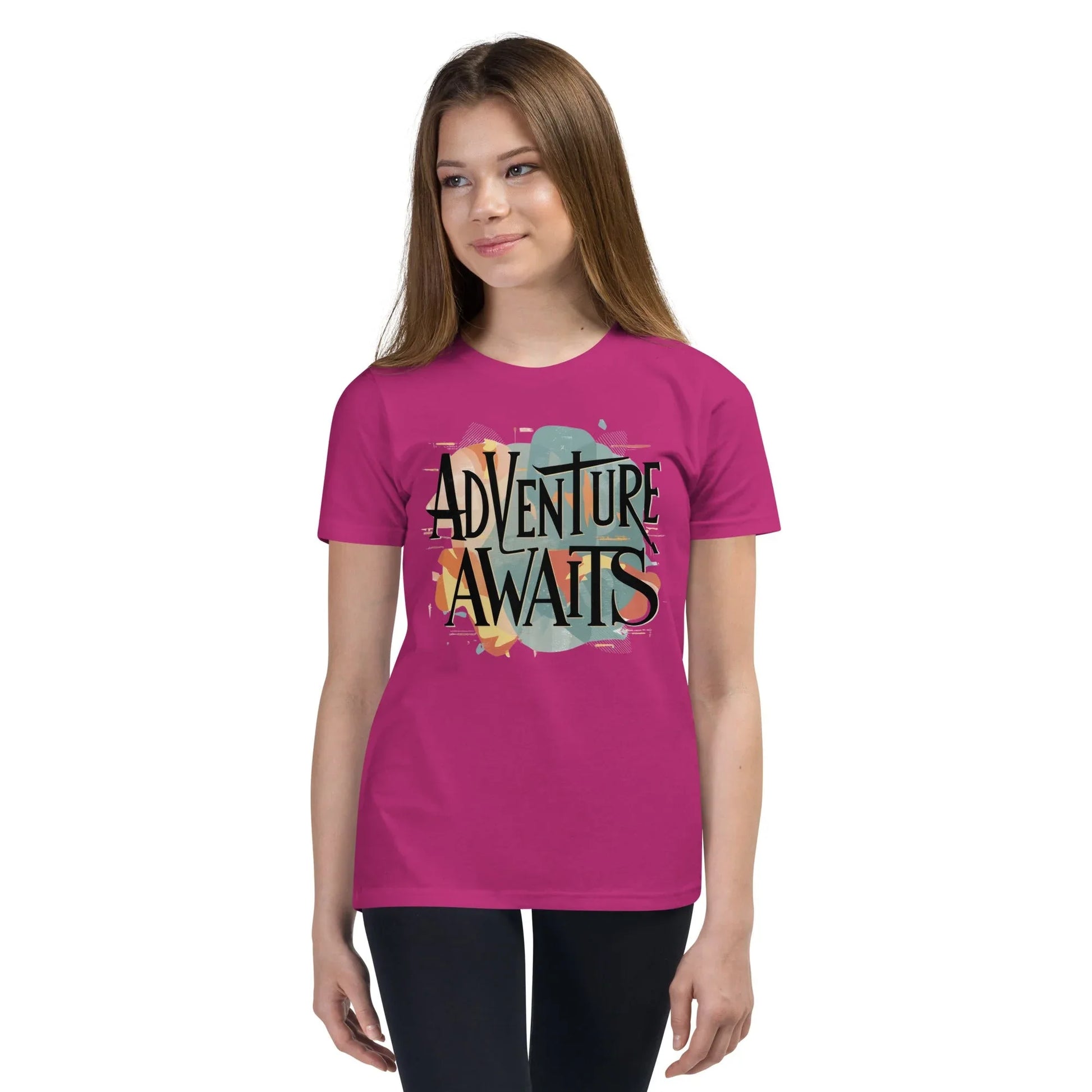 Youth Short Sleeve | Adventure Awaits - T-Shirt - AwRans Clothing