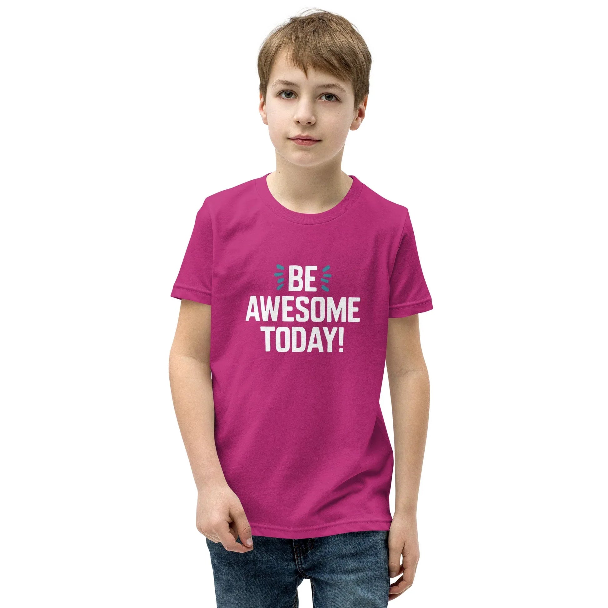 Youth Short Sleeve | BE AWESOME TODAY! - T-Shirt - AwRans Clothing