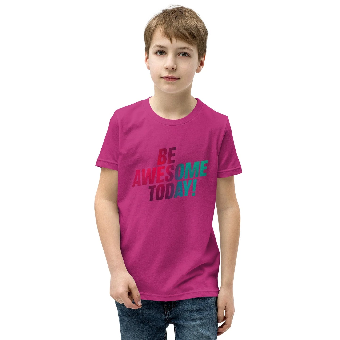 Youth Short Sleeve | BE AWESOME TODAY! - T-Shirt - AwRans Clothing