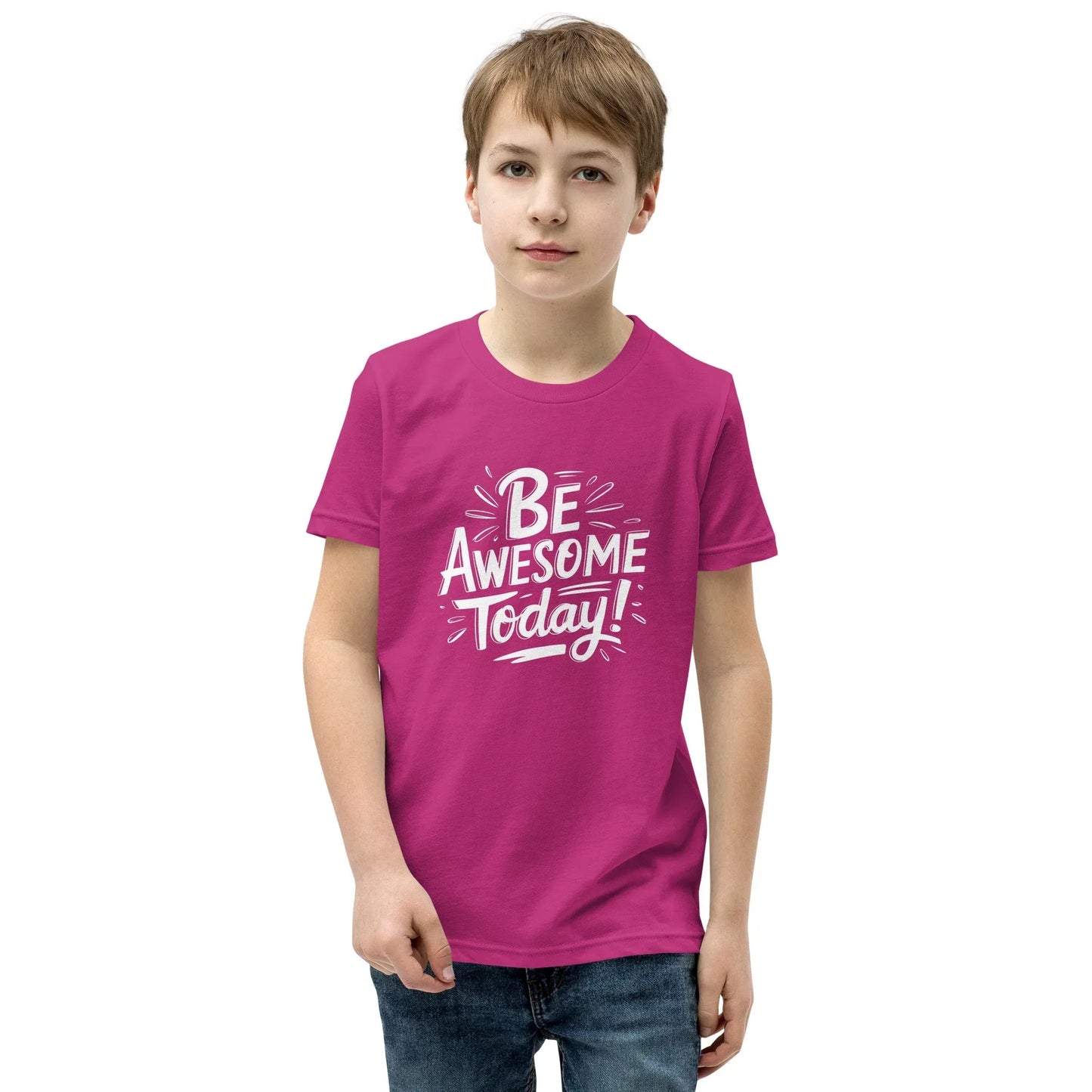Youth Short Sleeve | BE AWESOME TODAY! - T-Shirt - AwRans Clothing