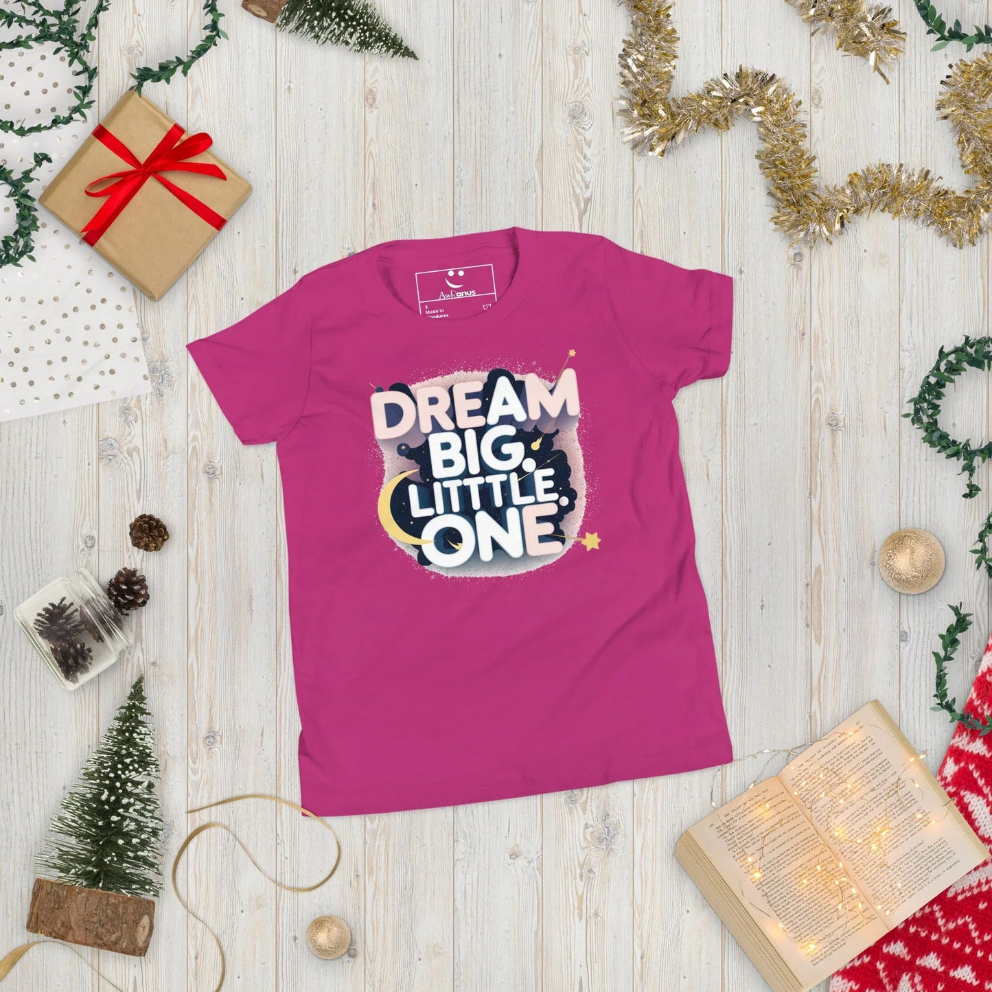 Youth Short Sleeve | DREAM BIG LITTLE ONE - T-Shirt - AwRans Clothing