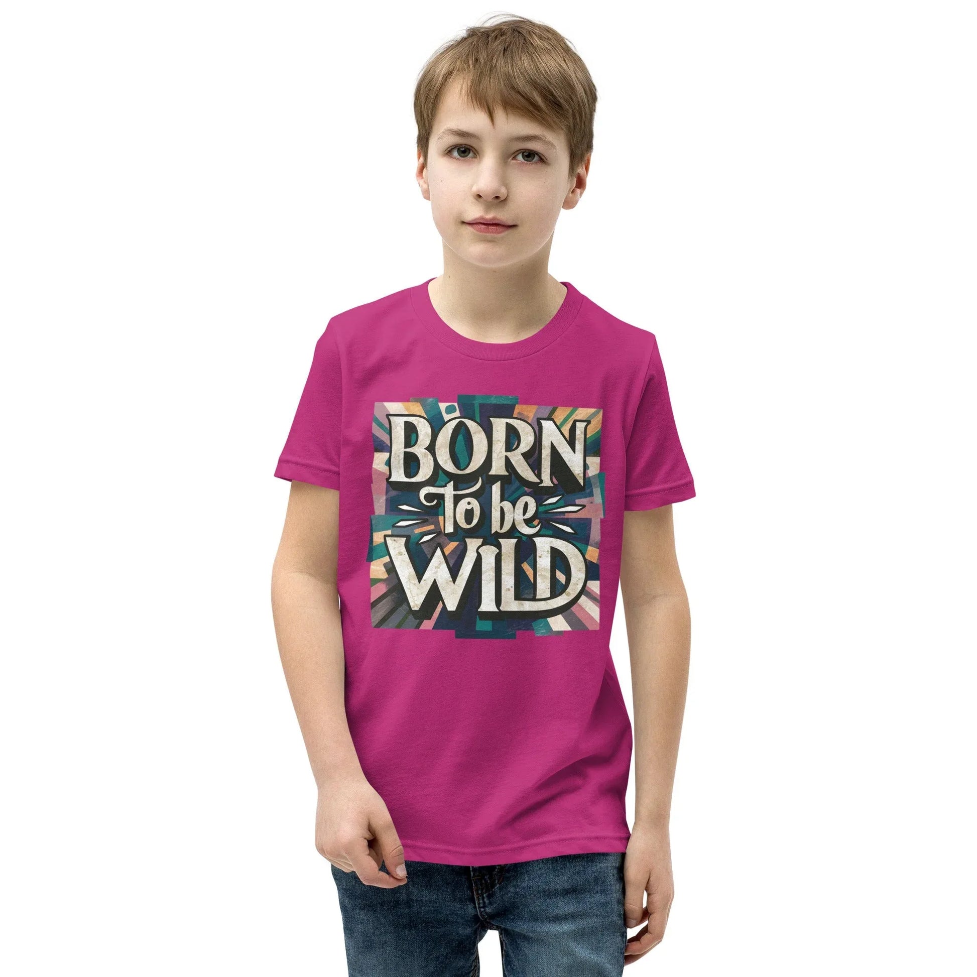 Youth Short Sleeve | Born To Be Wild - T-Shirt - AwRans Clothing