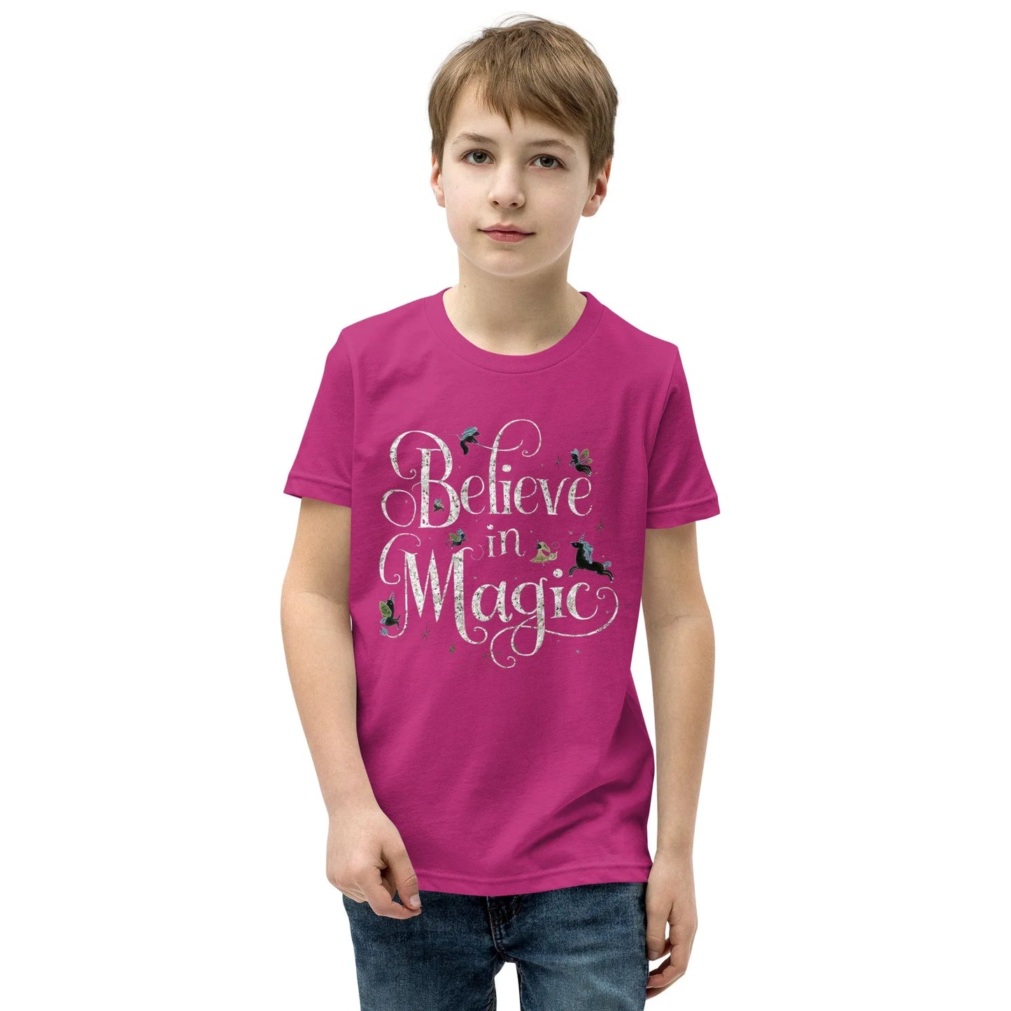 Youth Short Sleeve | BELIEVE IN MAGIC - T-Shirt - AwRans Clothing