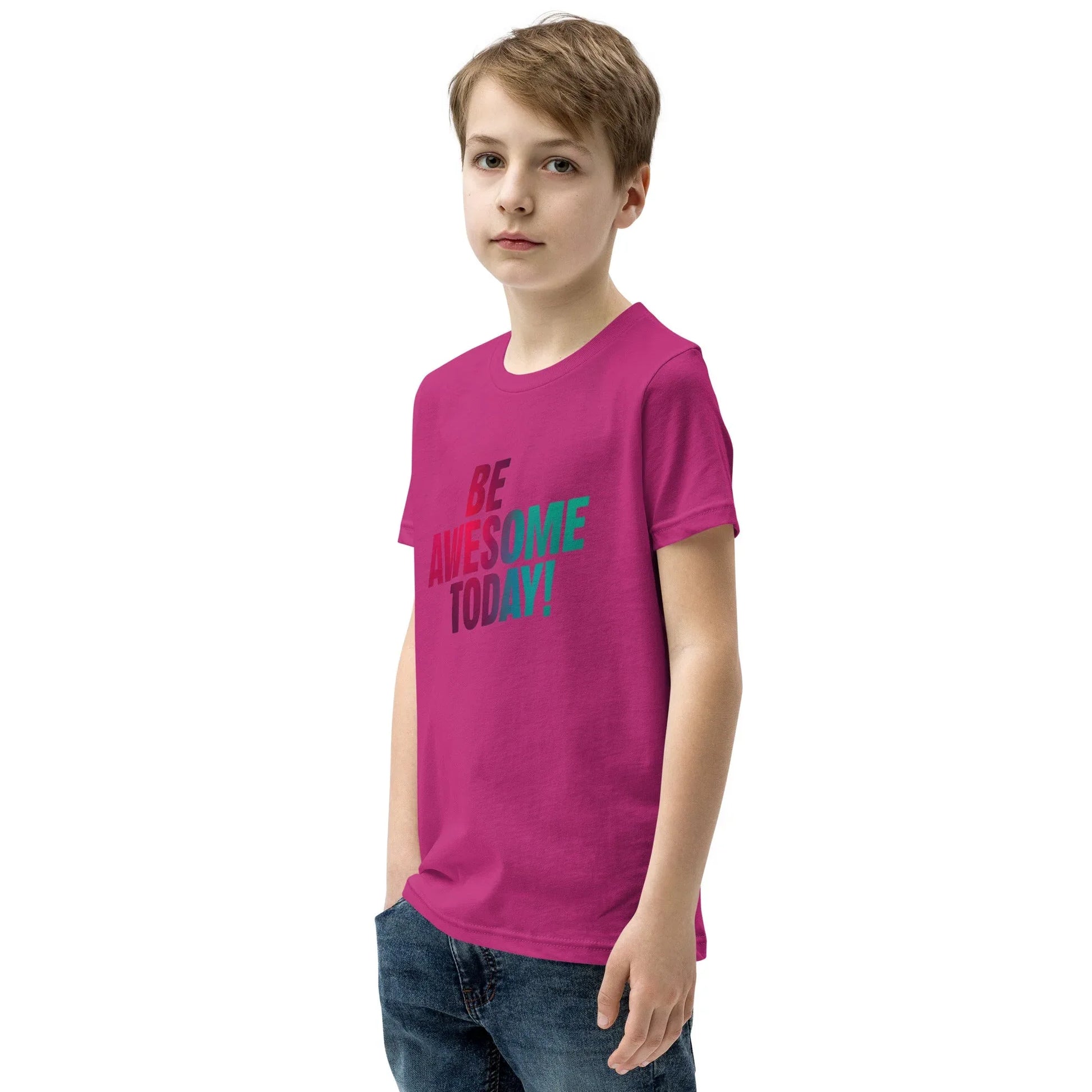 Youth Short Sleeve | BE AWESOME TODAY! - T-Shirt - AwRans Clothing