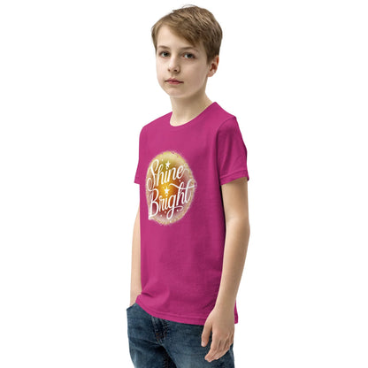 Youth Short Sleeve | Shine And Bright - T-Shirt - AwRans Clothing