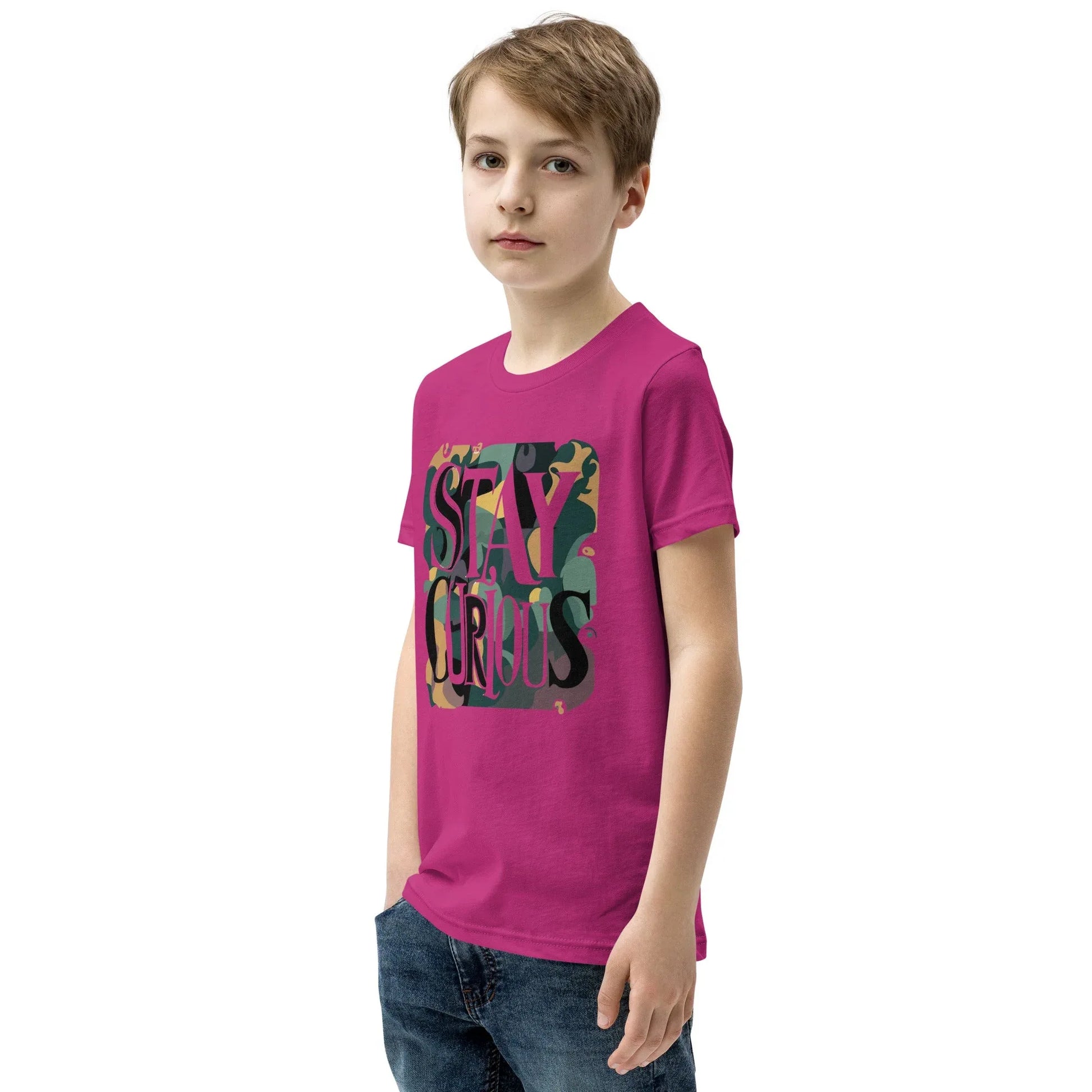 Youth Short Sleeve | Stay Curious - T-Shirt - AwRans Clothing