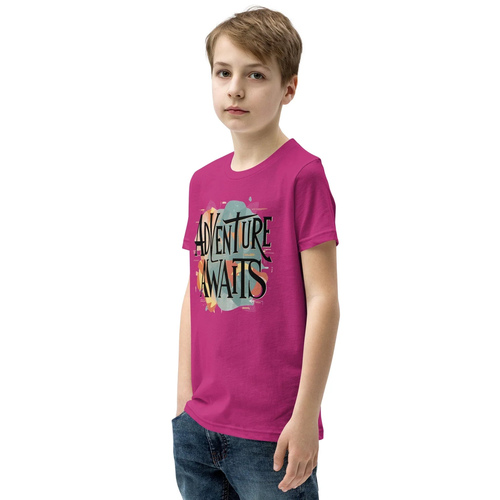 Youth Short Sleeve | Adventure Awaits - T-Shirt - AwRans Clothing