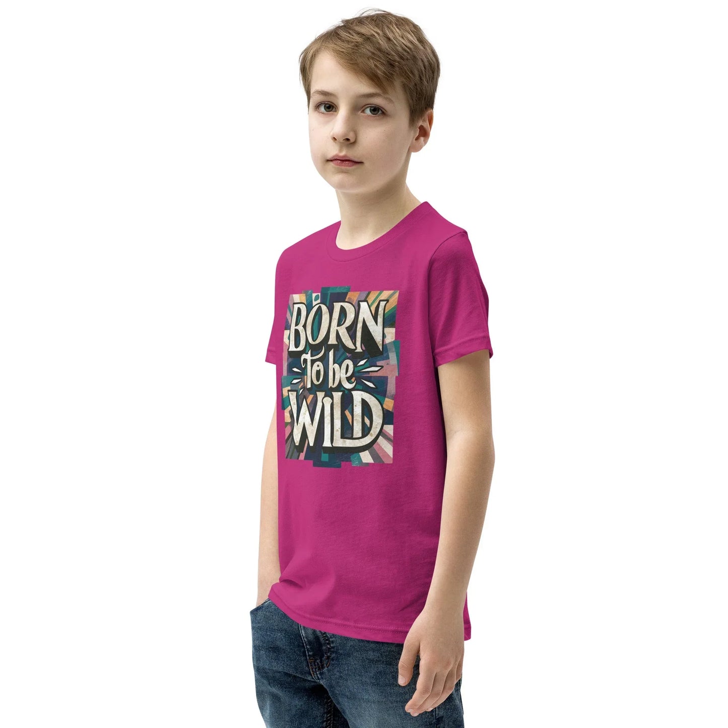 Youth Short Sleeve | Born To Be Wild - T-Shirt - AwRans Clothing